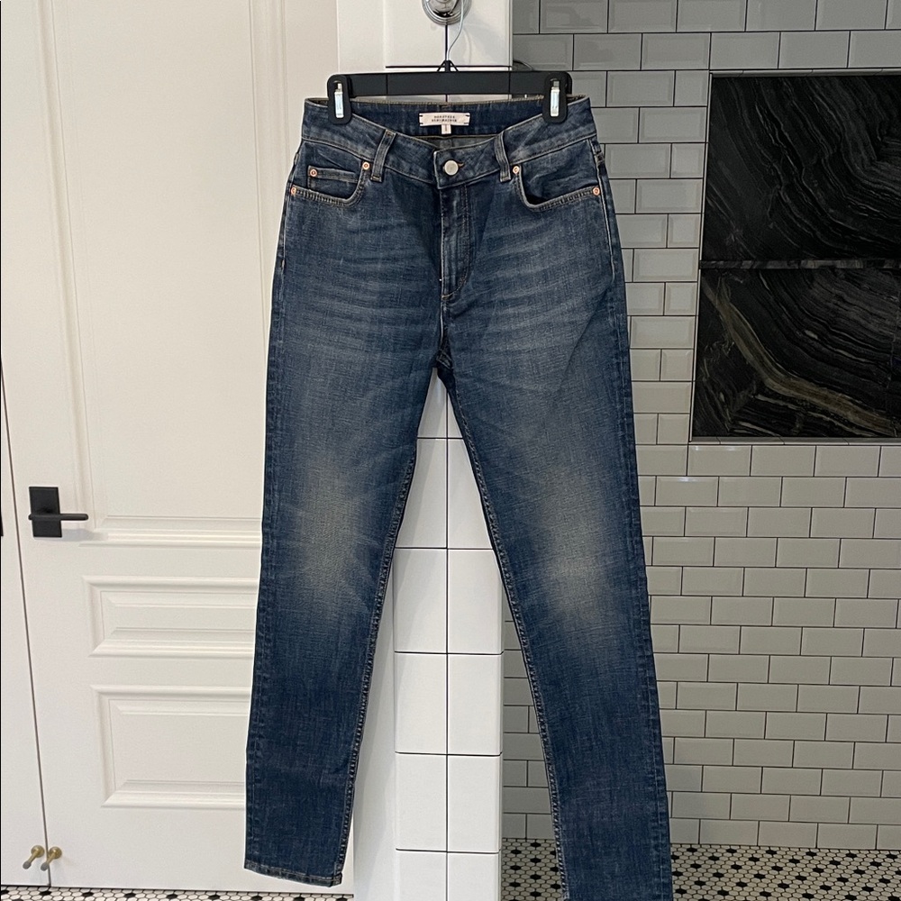Classic Blue Straight Leg Jeans